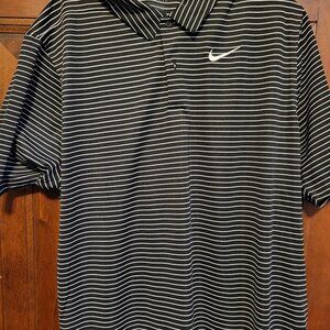 Men's striped Nike Dri-Fit Polo
